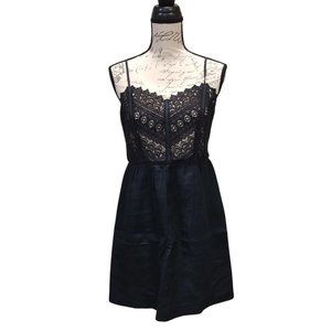 Ann Taylor LOFT, black lace top dress